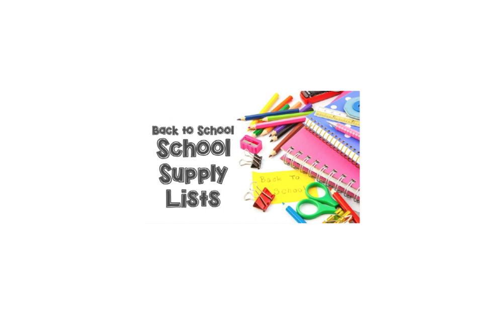 School Supply Lists