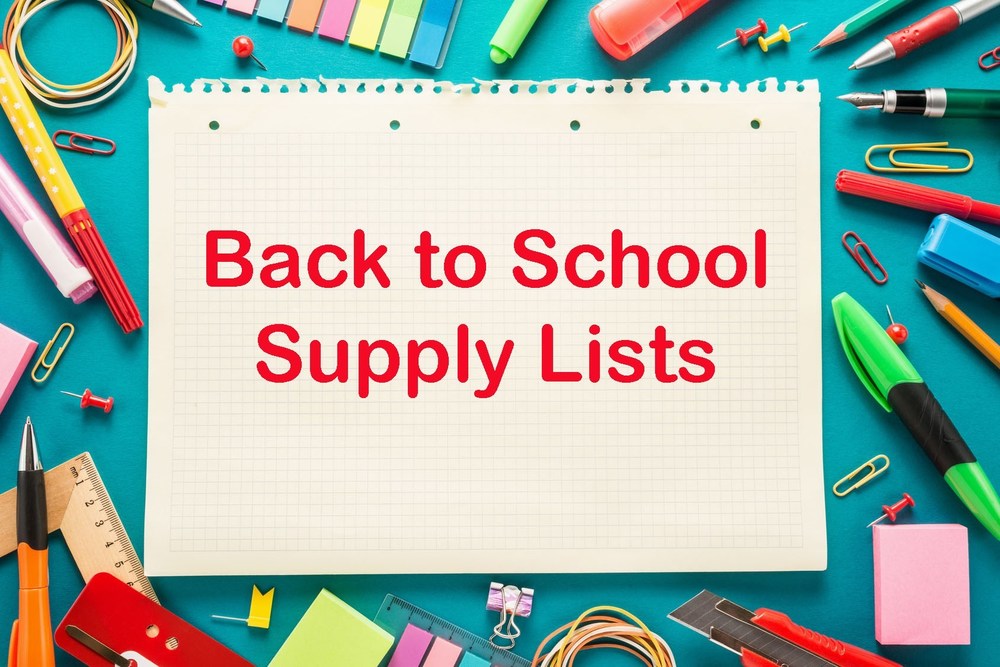 WES  2021-2022 Supply LIsts