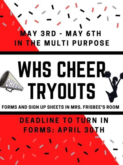 WHS Cheer Tryouts
