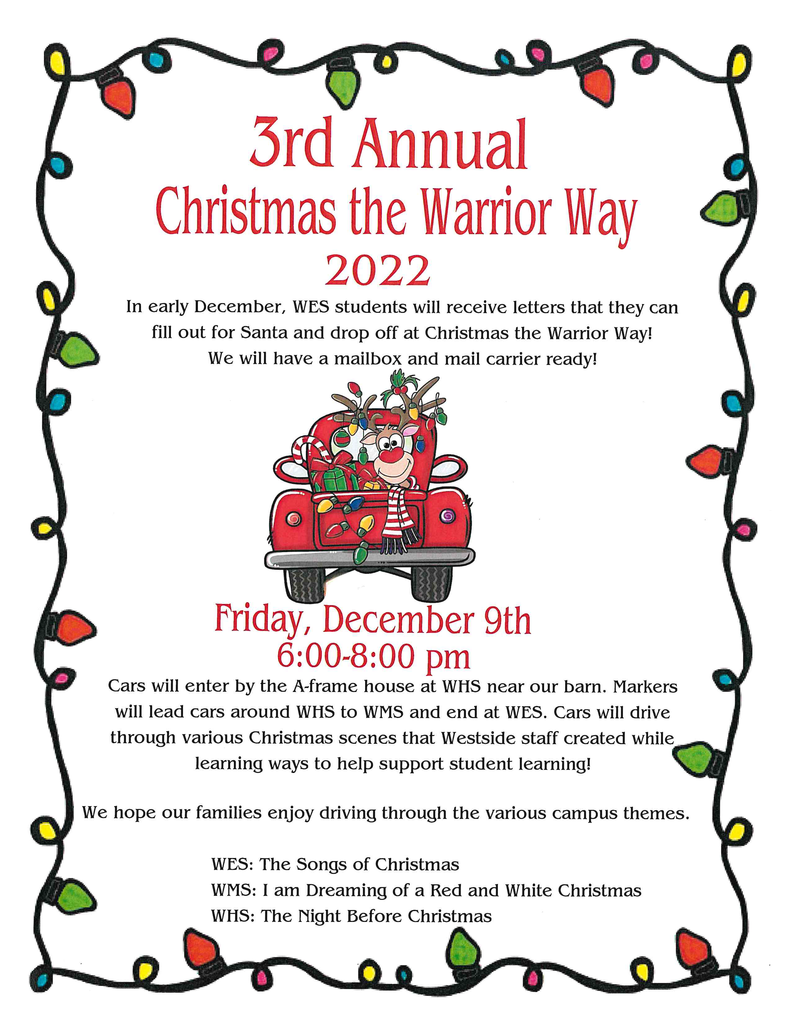 3rd Annual Christmas the Warrior Way