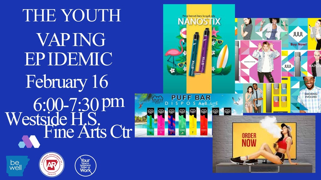 Youth Vaping Epidemic Conference February 16th @ WHS FAC