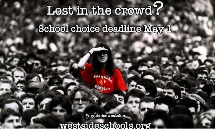 School Choice Deadline, May 1st