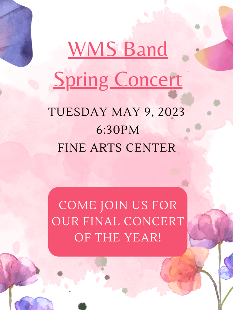 WMS Band Spring Concert