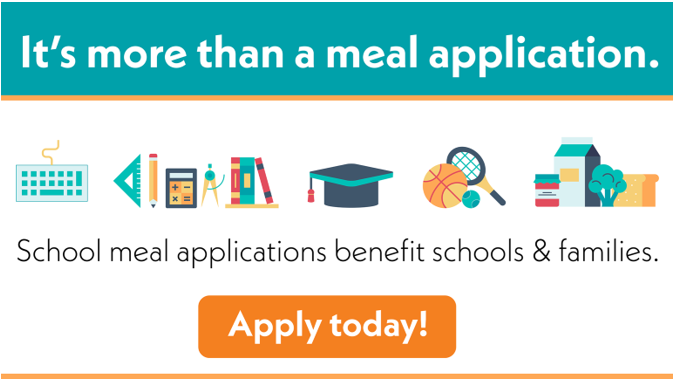 Fill out the Free & Reduced Meal Application today!