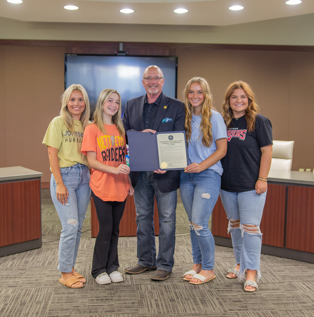 Last week Mayor Copenhaver issued a Proclamation as September 2023 as Attendance Awareness Month. We want all students to be empowered to success- and that requires being in attendance. Thank you to our area schools for making attendance a priority. 