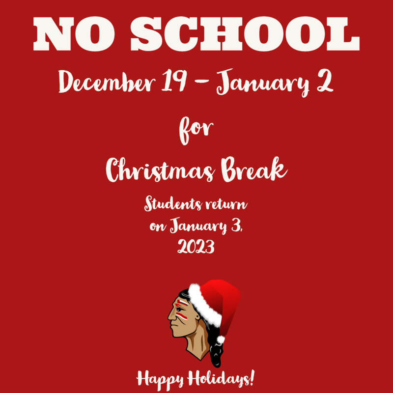 NO SCHOOL Christmas Break Westside Consolidated School District